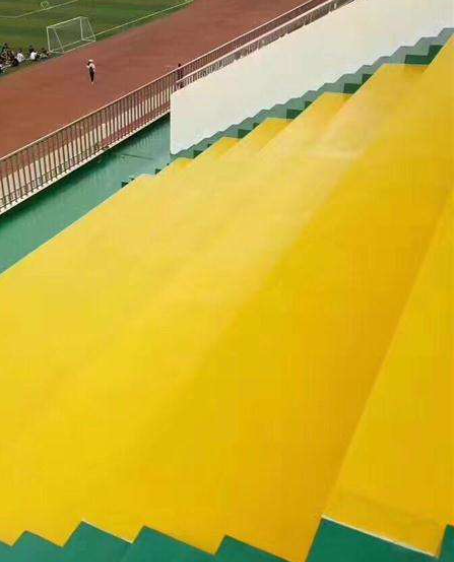 泽库球场台阶翻新修补改造